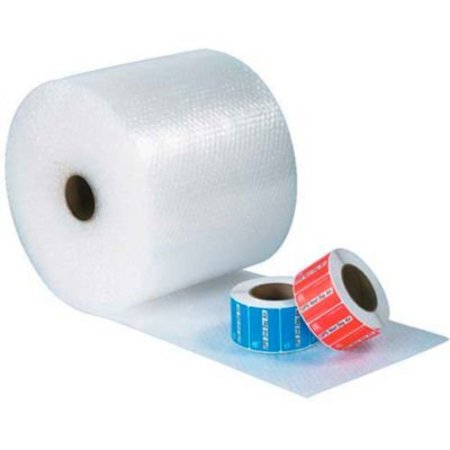 BOX PACKAGING Global Industrial„¢ UPSable Non Perforated Bubble Roll, 48"W x 125'L x 1/2" Thick, Clear BWUP1248